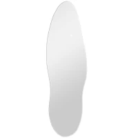 HOMCOM Espejo de Pared de Cuerpo Entero con Luces LED 120x40 cm con Iluminación de 3 Colores Función de Memoria Transparente(m-1)