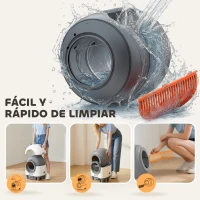 PawHut Arenero Gatos Autolimpiable 80L Eliminación de Olores Control de APP Protección de Seguridad 1 Rollo de Bolsas de Basura(m-8)