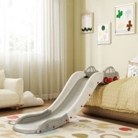 AIYAPLAY Kids Slide for Bed, Sofa, with Extended Length, Easy to assemble and Store, Grey(m-10)