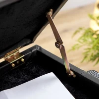 HOMCOM Banquinho Banco Assento para Piano Porta Integrada Altura Ajustável Madeira Hévea Estofamento Sintético Preto(m-5)