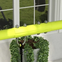 Outsunny 3 em 1 Baloiço Portátil para Crianças com 2 Frente a Frente e 1 Assento de Baloiço Carga Máxima 225 Kg Verde(m-4)