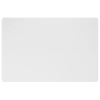 HOMCOM Tapis de chaise de bureau rectangulaire, antidérapants en plastique transparent 100x150cm(m-11)