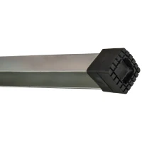 DURHAND Conjunto de 2 Cavaletes Dobráveis Telescópicos Ajustáveis 100x60x62-90 cm Superfície Antiderrapante Metal Preto Amarel(m-5)