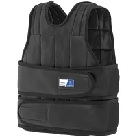Colete ponderado ajustável - Aosom.pt x FFHandball - colete ponderado 20 Kg máx. pesos removíveis treino musculação exercício(m-7)