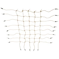 Outsunny Rede de Escalada para Crianças 3-6 Anos Rede de Proteção para Área de Recreação Ninja Campo de Obstáculos 1,5x2 m(m-7)