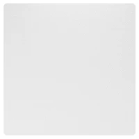 HOMCOM Tapis de chaise de bureau rectangulaire, antidérapants en plastique transparent 120x120cm(m-12)