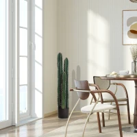Outsunny Cacto Artificial Alto Realismo Planta Artificial Grande Porte Ø 17x98 cm Verde(m-5)