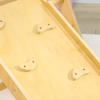 Aiyaplay 5 em 1 Triângulo Arco de Escalada para Crianças com Triângulo de Escalada Escorrega Reversível Baloiço(m-5)