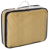 Outsunny Véu de Sombra Triangular de Grande Porte 5x5x5 m Polietileno de Alta densidade Resistente Aos Raios UV Cor de Areia(m-5)