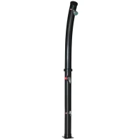 Outsunny Duche Solar de Jardim Solar 20 Litros Temperatura da Água Ajustável Até 60℃ para Camping Piscina Praia Preto(m-1)