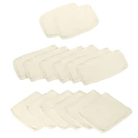 Outsunny Conjunto de 14 Capas de Almofada de Reposição para Móveis de Jardim 6 Capas de Assento 8 Capas de Encosto Poliéster Bege(m-7)