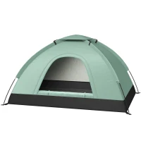 Outsunny Tenda de Camping para 2 Pessoas em Camuflagem Tenda de Dossel Leve e Ventilada Fácil de Montar com Portas com Zíperes(m-7)