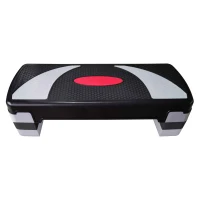 HOMCOM Step Fitness Aerobic Stepper Altura Ajustável Superfície Antiderrapante 78x29x20 cm(m-7)