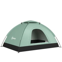 Outsunny Tenda de Camping para 2 Pessoas em Camuflagem Tenda de Dossel Leve e Ventilada Fácil de Montar com Portas com Zíperes(m-6)