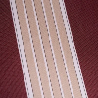 Outsunny Dubbele ligstoel met dak dubbele ligstoel chaise longue voetensteun PE rotan rood(m-10)