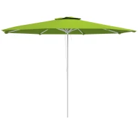 Outsunny Parasol de jardin extérieur octogonal Ø3 m 2 hauteurs réglables toile polyester haute densité 180 g/m² vert(m-10)