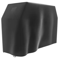 Outsunny Housse de protection pour barbecue en tissu 300D Oxford, imperméable, anti-UV, avec boucles coupe-vent 188 x 71 x 125cm(m-10)