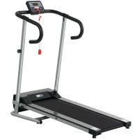 Tapis de course Fitness électrique pliable - Aosom.fr x FFHandball - 1 à 10 Km/h écran multifonctions - puissance 500 W(m-10)