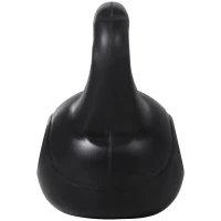 HOMCOM Kettlebell 10 kg - Gewichtshandvat met zand gevuld voor beginners, Zwart(m-9)