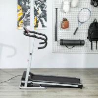 Tapis de course Fitness électrique pliable - Aosom.fr x FFHandball - 1 à 10 Km/h écran multifonctions - puissance 500 W(m-8)