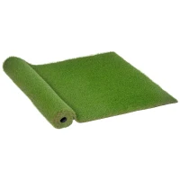 Outsunny Césped Artificial 3x1 m con Altura de Hierba 25mm Rollo de Hierba Sintética de Exterior para Jardín y Terraza(m-10)