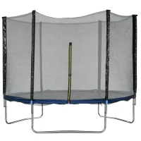 SPORTNOW Trampoline d'extérieur avec filet de sécurité Ø305 cm pour enfants et adultes(m-12)