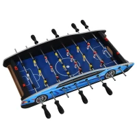 HOMCOM 29 Inch Mini Tabletop Football Foosball Gaming Table  Play Fun Game Toy 74.5L x 36.1W x 12H CM(m-1)