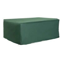 Outsunny Funda para Muebles de Jardín 245x165x55 cm Cubierta de Protección de Exterior con Ojales de Aluminio y Tela Oxford Impermeable para Terraza Patio Balcón Verde(m-1)