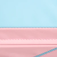 HOMCOM Kletter- und Rutschspielzeug für Kinder, fördert Motorik, Kunstleder, EPE-Schaum, 86x49x47 cm, Rosa+Blau(m-11)