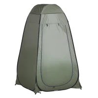 Outsunny Tienda de Ducha Pop-Up Tienda de Privacidad Portátil Tienda Instantánea  con Bolsa de Transporte para Baño Vestuario Cambiador 120x120x190 cm Verde(m-10)
