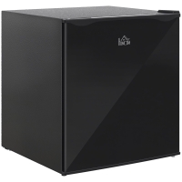HOMCOM Mini-Gefrierschrank 35 L Gefrierbox elektrisch freistehend 45 W Mini Gefriertruhe Minikühlschrank 41dB -14 bis -24℃ 5-stufige Temperaturregelung 47 x 44,2 x 48,8 cm Schwarz
