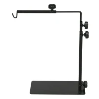 PawHut Warmtelampstandaard voor Terrarium, Hoogteverstelbaar, 40x15x95cm, Zwart(m-7)