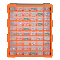 DURHAND® assortimentsdoos 60 schuifladen oranje | Aosom.nl(m-15)