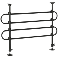 PawHut Griglia di protezione 135cm x 105cm Nero