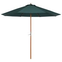Outsunny Ombrellone da giardino Ø270 x 250 cm Verde