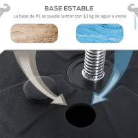 HOMCOM Saco de Boxeo de Pie con Altura Ajustable en 4 Niveles 126-144 cm Base Rellenable y Guantes de Boxeo Negro(m-6)