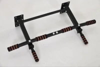 HOMCOM Sbarra per Trazioni Multifunzione in Acciaio da Parete, 94x51x18cm, Nera(m-10)