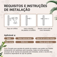 PawHut Conjunto de Prateleiras de Escalada para Gatos de 4 Peças com 2 Postes de Sisal e Plataforma para Saltar Cinzento(m-7)