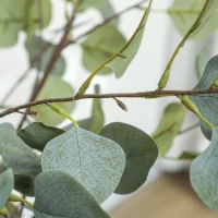 HOMCOM Plante artificielle, arbre artificiel, réaliste, pot en ciment, sans entretien, vert(m-5)