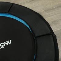 SPORTNOW Trampoline de Fitness Ø102 cm Cama Élastica Pliable avec Cadre en Acier Antidérapant Charge 100 kg Bleu(m-5)