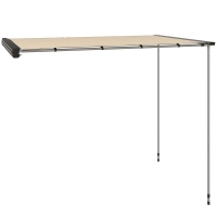 Outsunny Tenda Tetto Auto Impermeabile Altezza Regolabile Cachi