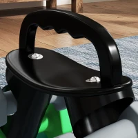 SPORTNOW Set 6 Haltères Poids (2x1 kg, 2x2 kg, 2x3 kg) de 12 kg avec Support/Kettlebell, en Métal et Plastique Multicolore(m-3)