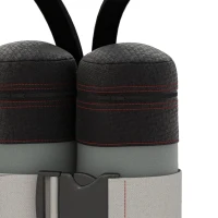 Outsunny Sacs de Sable pour Pavillon, ensemble de 4, 48 kg, sans sable, avec anneaux de fixation, résistant aux intempéries, Noir(m-5)