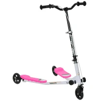 HOMCOM 3 Wheels Foldable Scooter Tri Slider Winged Push Motion(m-1)
