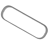 Outsunny Bac surélevé jardin potager,bac à plantes modulaire, bords protégés, design sans fond, 195 x 62 x 30 cm, Argent(m-5)