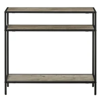 Outsunny Estantería para Plantas Flores Macetas Bastidores de 3 Niveles con Placa Antivuelco para Interiores y Exteriores 80x20x75 cm Madera(m-1)