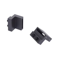 HOMCOM Ensemble de rail de porte coulissante, Métal, 2 m, charge maximale de 100 kg, Brun(m-4)