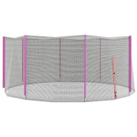 SPORTNOW Plasa de siguranta pentru trambulina 366cm, Roz(m-11)