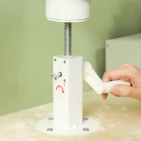 PawHut Arbre à griffer, hauteur ajustable 225-275 cm, base stable, protection anti-basculement, revêtement en peluche, Crème(m-4)