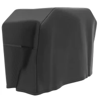 Outsunny Grillabdeckung Schutzabdeckung für Grill Grillplane, wetterbeständig,124 x 61 x 91cm, Schwarz(m-10)